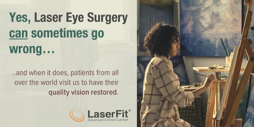 Bad Laser Eye Surgery Can Be Fixed