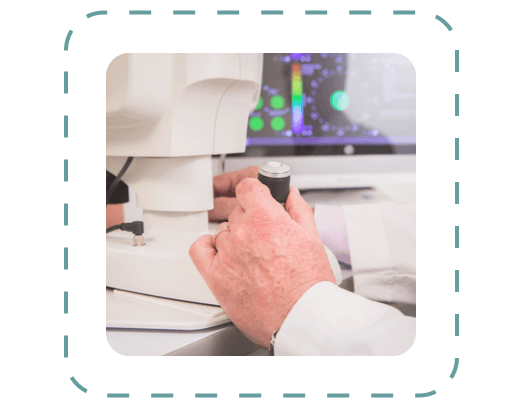 Dr. controlling OCT mapping device for anterior Scleral mapping